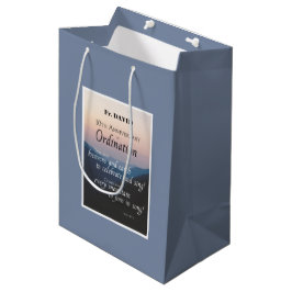 Personalisieren Sie die Glückwunsch der Ordination Mittlere Geschenktüte