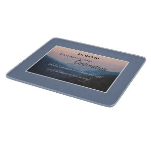 Personalisieren Sie die Glückwunsch der Ordination Schneidebrett