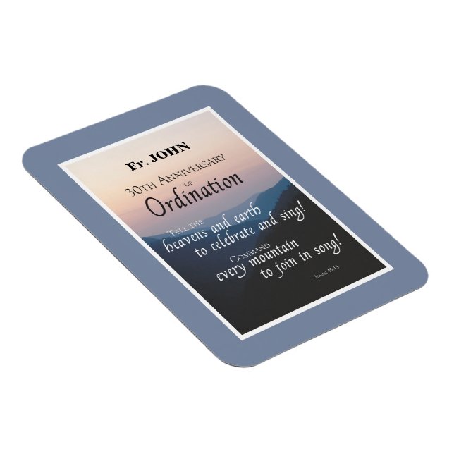 Personalisieren Sie die Glückwunsch für die Ordina Magnet (Rechte Seite)