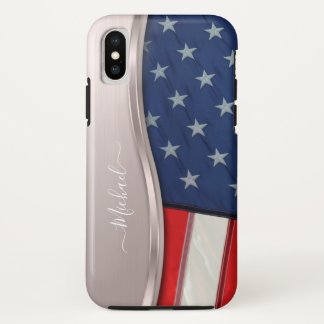 Personalisieren Sie die Imitate der US-Flagge Rose Case-Mate iPhone Hülle