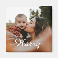 Personalisieren Sie die junge Mutter mit Baby- und