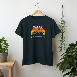 Personalisieren Sie die Kids Black Cruise Ship Fam T-Shirt