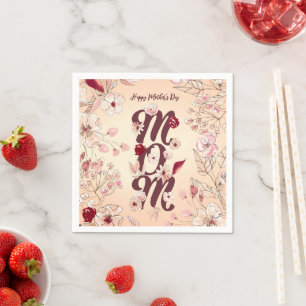Personalisieren Sie die Mama des Muttertags Serviette