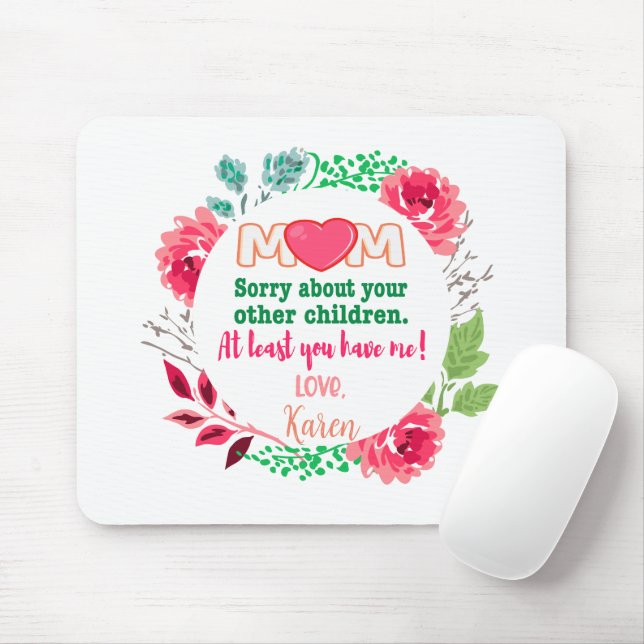 Personalisieren Sie die Mama mit den anderen Kinde Mousepad (Mit Mouse)