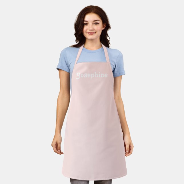 Personalisieren Sie die NAME Monogramm-Rose als Mi Schürze (Getragen)