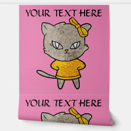 Personalisieren Sie die Naughty Kitty Cat Attitude Tapete