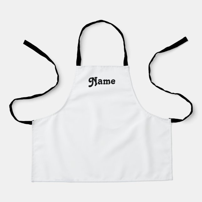 Personalisieren Sie die Personalisierung mit NAME  Schürze (Vorderseite)
