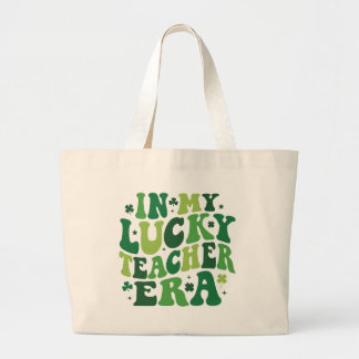 Personalisieren Sie die St. Patrick's Day Teacher  Jumbo Stoffbeutel