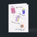 Personalisieren Sie die Sweet Surprises Geburtstag Karte<br><div class="desc"></div>