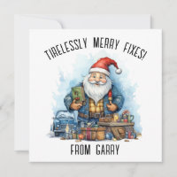 Personalisieren Sie die Weihnachtskarte für Auto M