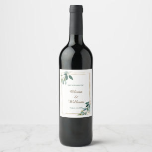 Personalisieren Sie die Weinlese Weinetikett