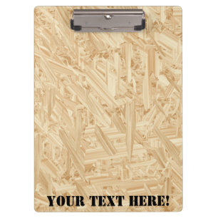 Personalisieren Sie diese Coole OSB Plywood Print Klemmbrett