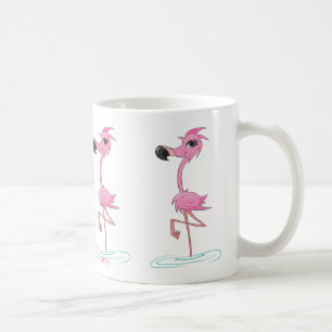 Personalisieren Sie diese Fun Flamingo Tasse