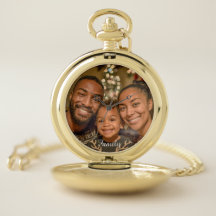 Personalisieren Sie diese Taschenuhr mit Ihrem Fot
