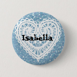 Personalisieren Sie diesen hübschen glitzernden bl Button