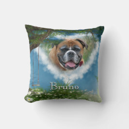 Personalisieren Sie diesen Hund in der Himmlischen Kissen