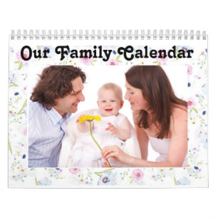 Personalisieren Sie diesen Kalender "Unsere Famili