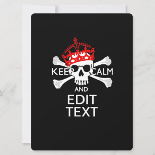 Personalisieren Sie diesen Text Behalten Calm Cros