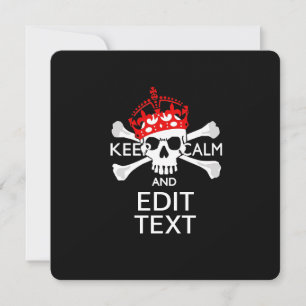 Personalisieren Sie diesen Text Behalten Calm Cros