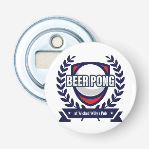 Personalisieren Sie dieses Beer-Pong-Logo Flaschenöffner