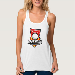 Personalisieren Sie dieses Beer Pong Logo Tank Top