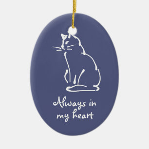 Personalisieren Sie dieses Cat Memorial Ornament