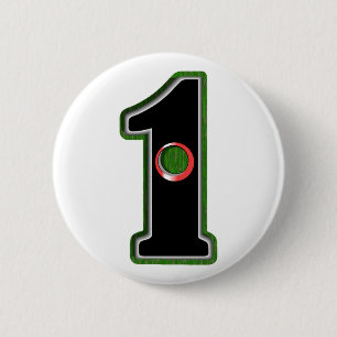 Personalisieren Sie dieses glückliche Golfer Hole Button
