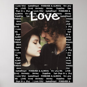 Personalisieren Sie dieses Poster "Liebe" mit Ihre