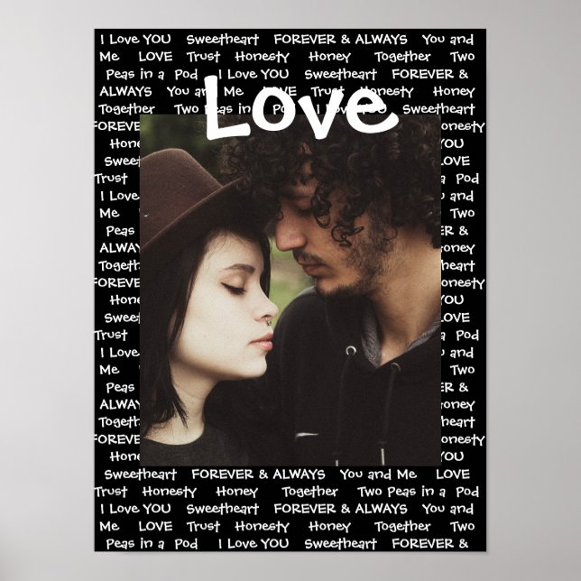 Personalisieren Sie dieses Poster "Liebe" mit Ihre (Vorne)