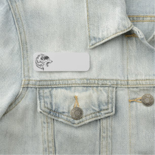 Personalisieren Sie dieses Wolf Grafik Kunst Tier  Namensschild