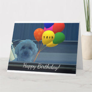 Personalisieren Sie Doggie große Happy Birthday Karte