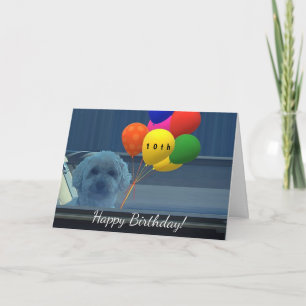 Personalisieren Sie Doggie Standard Happy Birthday Karte