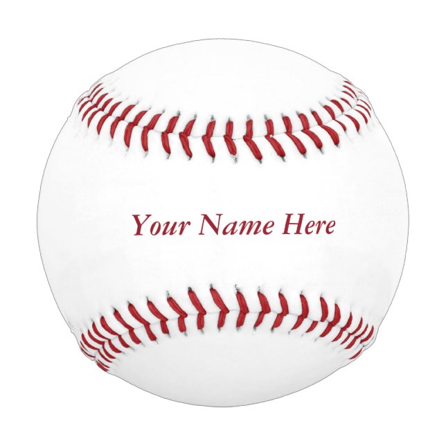 Personalisieren Sie eine benutzerdefinierte Baseba Baseball (Rückseite)