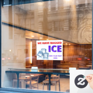 Personalisieren Sie einen Convenience-Store, wir h Fensteraufkleber
