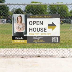 Personalisieren Sie einen detaillierten Open-House Banner
