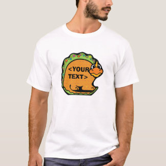 Personalisieren Sie einen Dinosaurier,<YOUR TEXT> T-Shirt