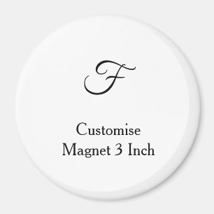 personalisieren Sie einen einfachen Kreis mit 3 Zo Magnet