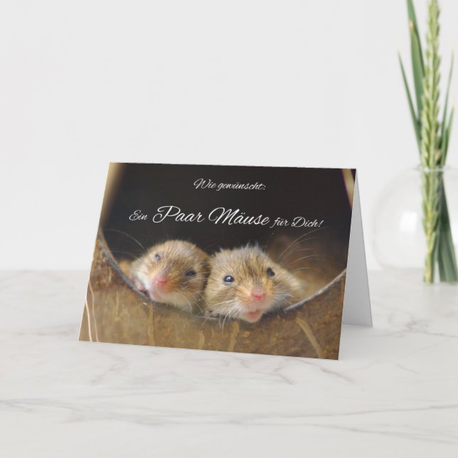 Personalisieren Sie einen lustigen Deutschen Karte (Vorderseite)