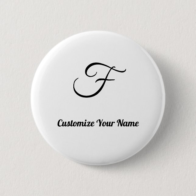 Personalisieren Sie einfache benutzerdefinierte 2, Button (Vorderseite)