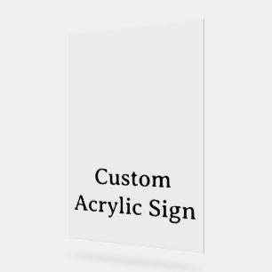 personalisieren Sie einfache benutzerdefinierte 30 Acrylschild
