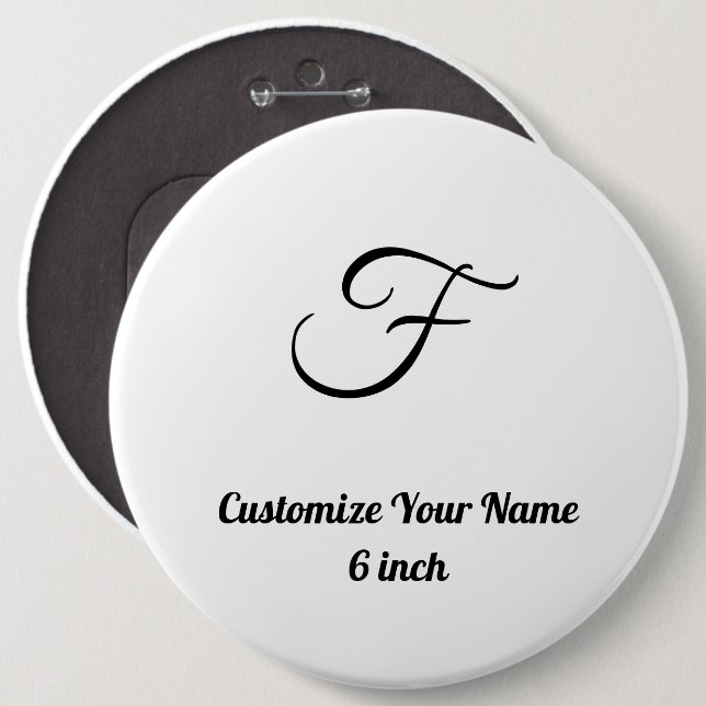 Personalisieren Sie einfache benutzerdefinierte 6  Button (Vorne & Hinten)