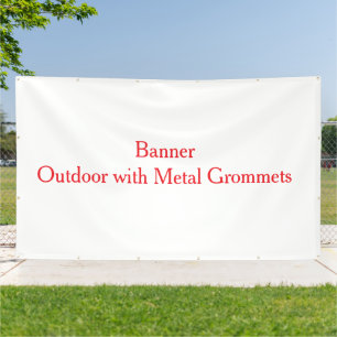 personalisieren Sie einfache Outdoor-Produkte mit Banner
