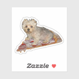 Personalisieren Sie es! Fliegende Pizza-Haustier Aufkleber