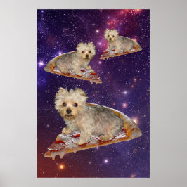 Personalisieren Sie es! Fliegende Pizza-Pet Poster