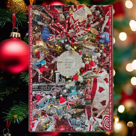 Personalisieren Sie Familienname Weihnachtsgeschen Puzzle