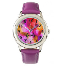 Personalisieren Sie farbenfrohe Girls eWatch