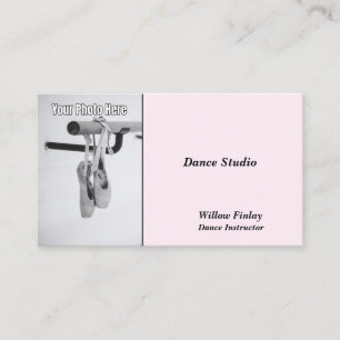 Personalisieren Sie Foto Dance Studio Business Car Visitenkarte