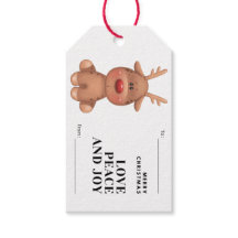 Personalisieren Sie frohe Weihnachts-Hirsch-Gesche