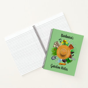 Personalisieren Sie Gardeners Notebook Notizbuch