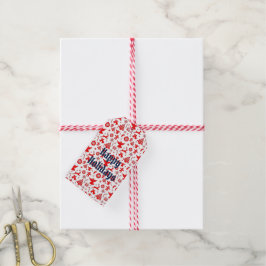Personalisieren Sie glückliche Ferien Angel Deer G Geschenkanhänger